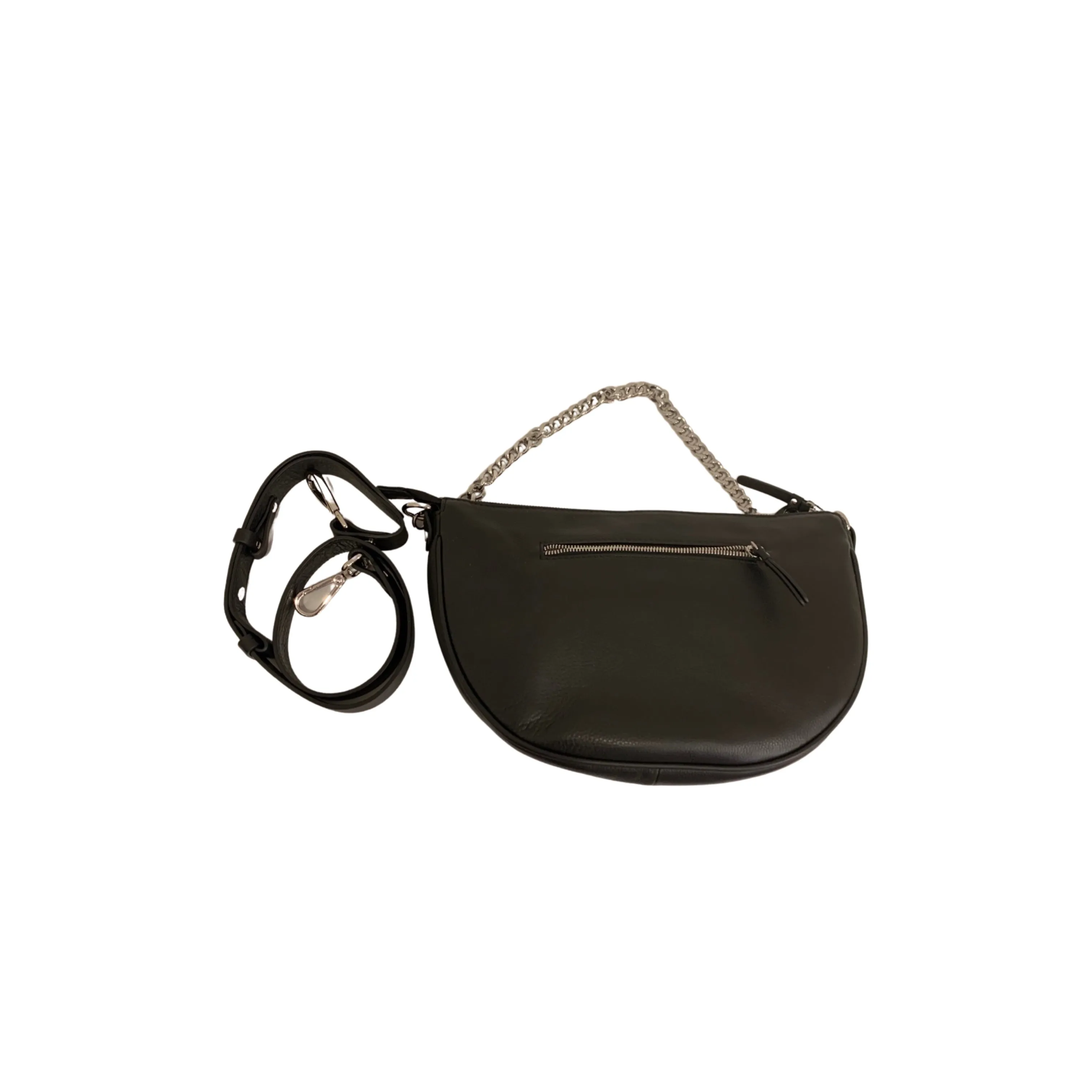 580520 Black Leather Purse