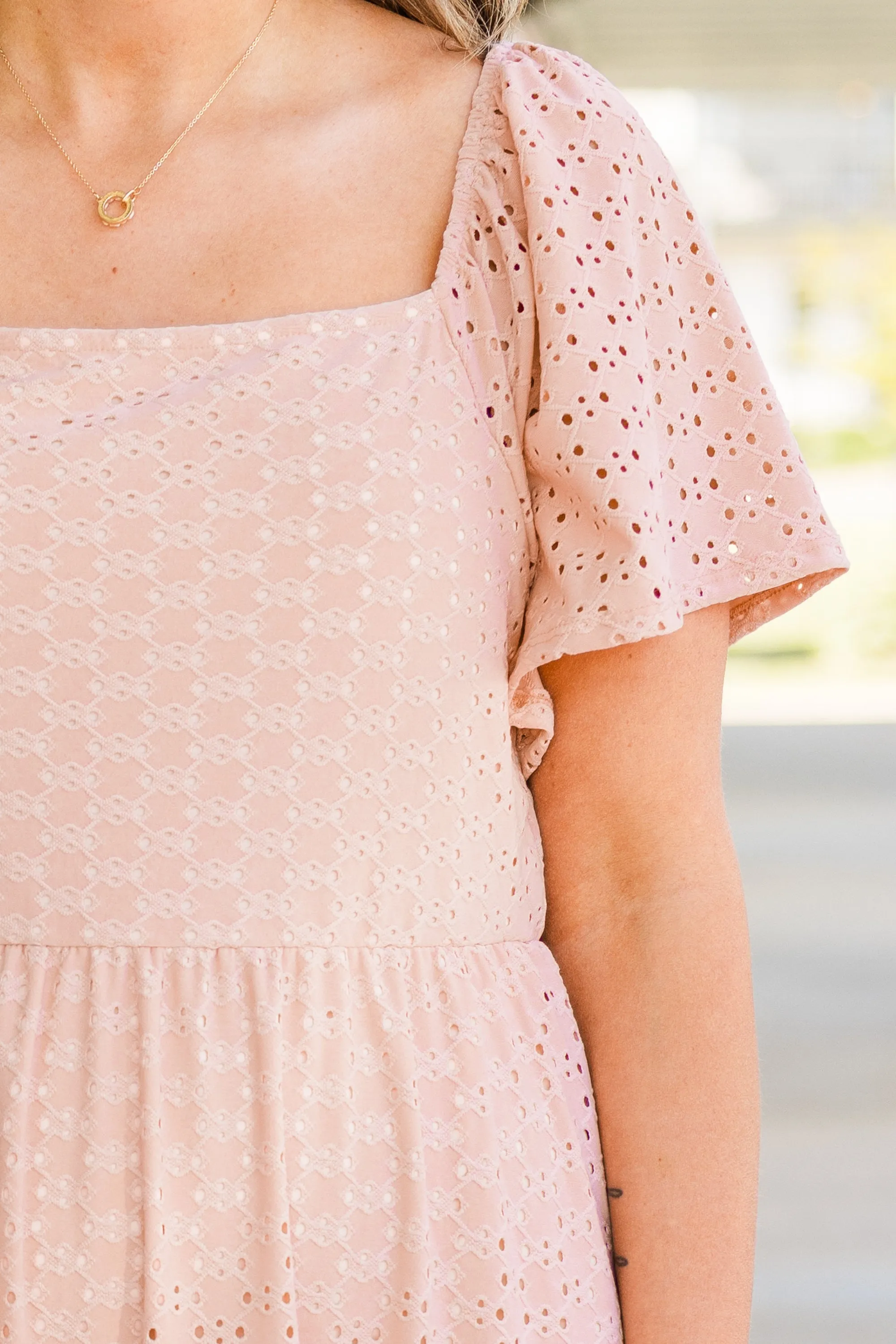 A Little Too Complicated Maxi Dress, Dusty Pink