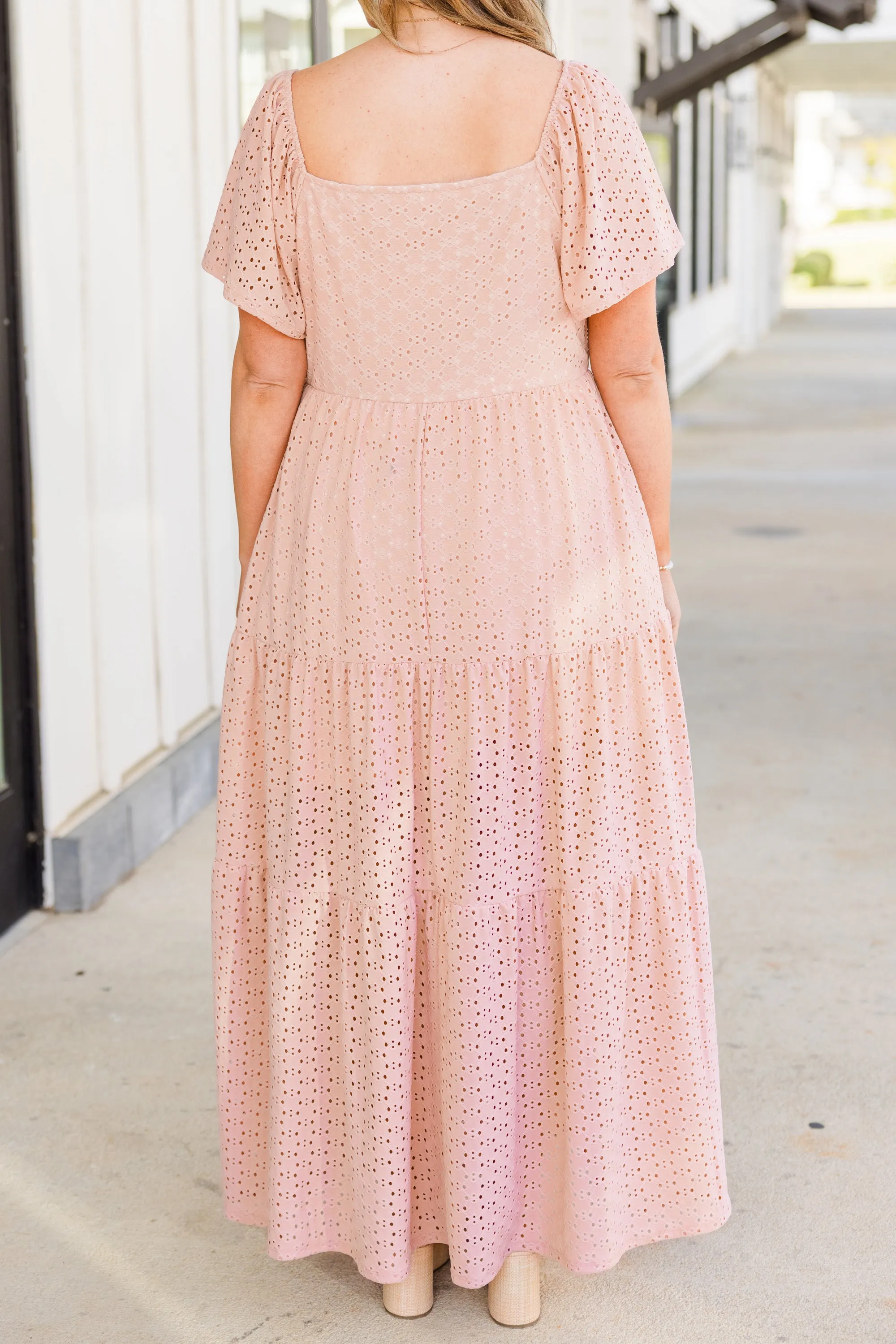 A Little Too Complicated Maxi Dress, Dusty Pink