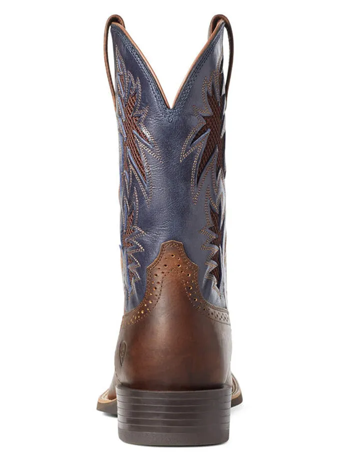 Ariat 10035928 Mens Sport Cool VentTEK Western Boot Bar Top Brown