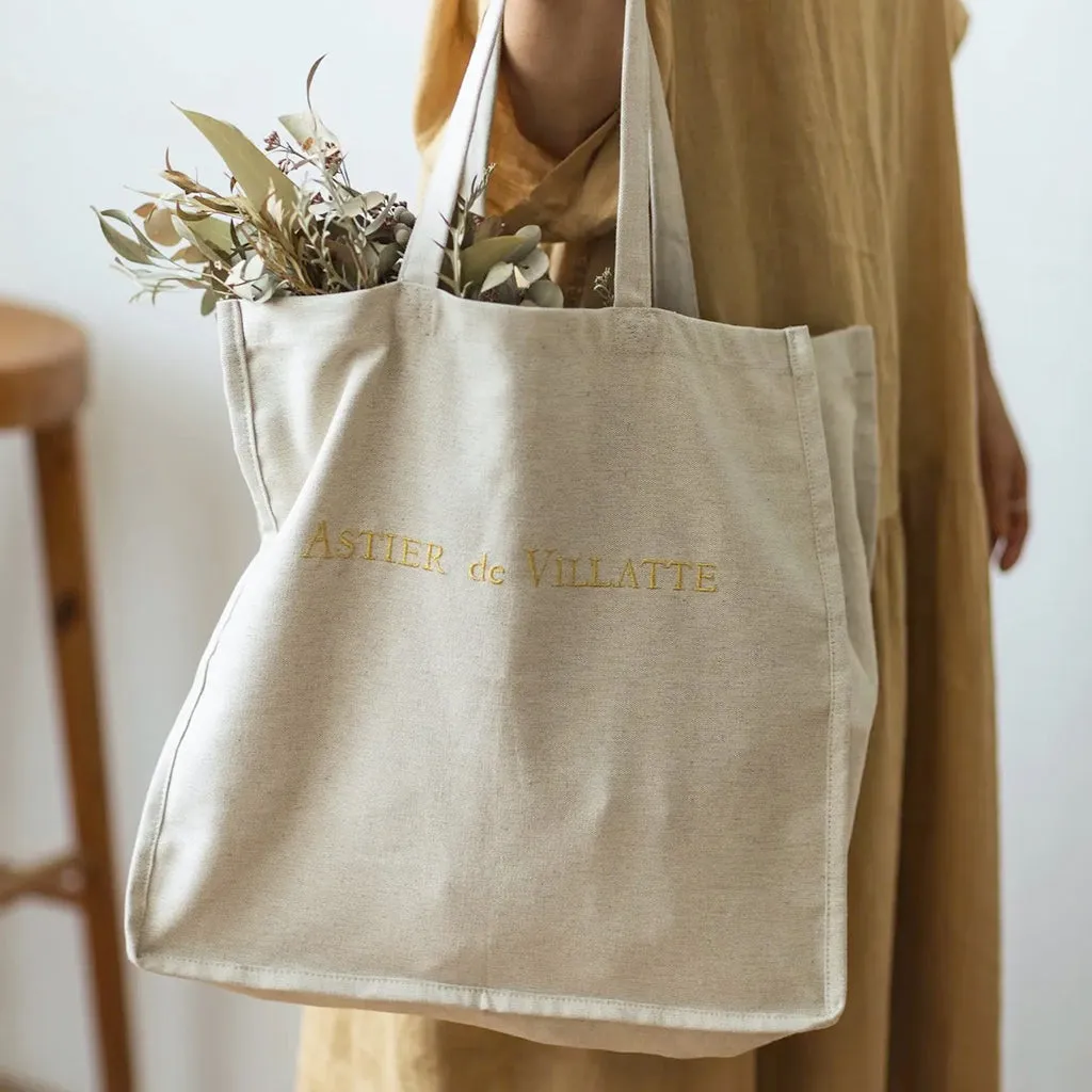 Astier De Villatte Shopping Bag Ecru