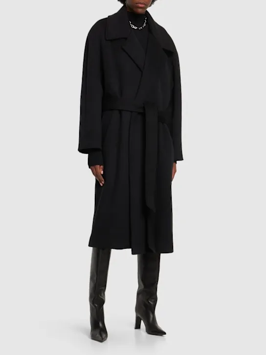 Balenciaga   Raglan cashmere & wool coat 