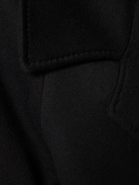 Balenciaga   Raglan cashmere & wool coat 