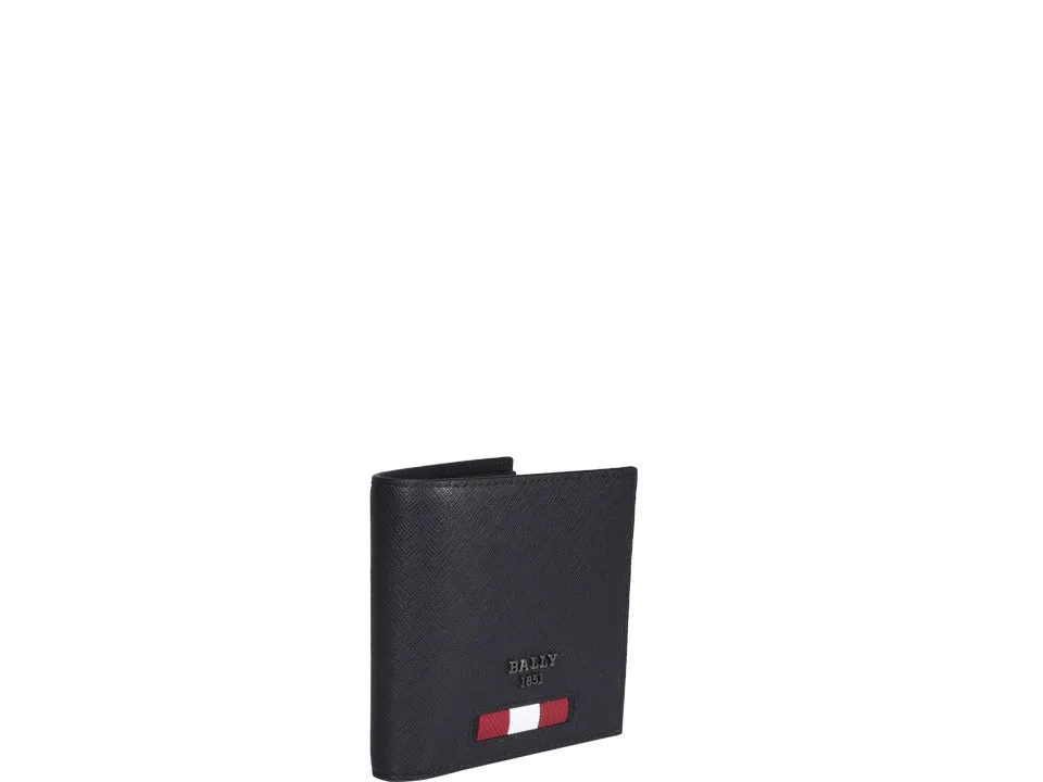 Bally Logo Plaque Bifold Wallet