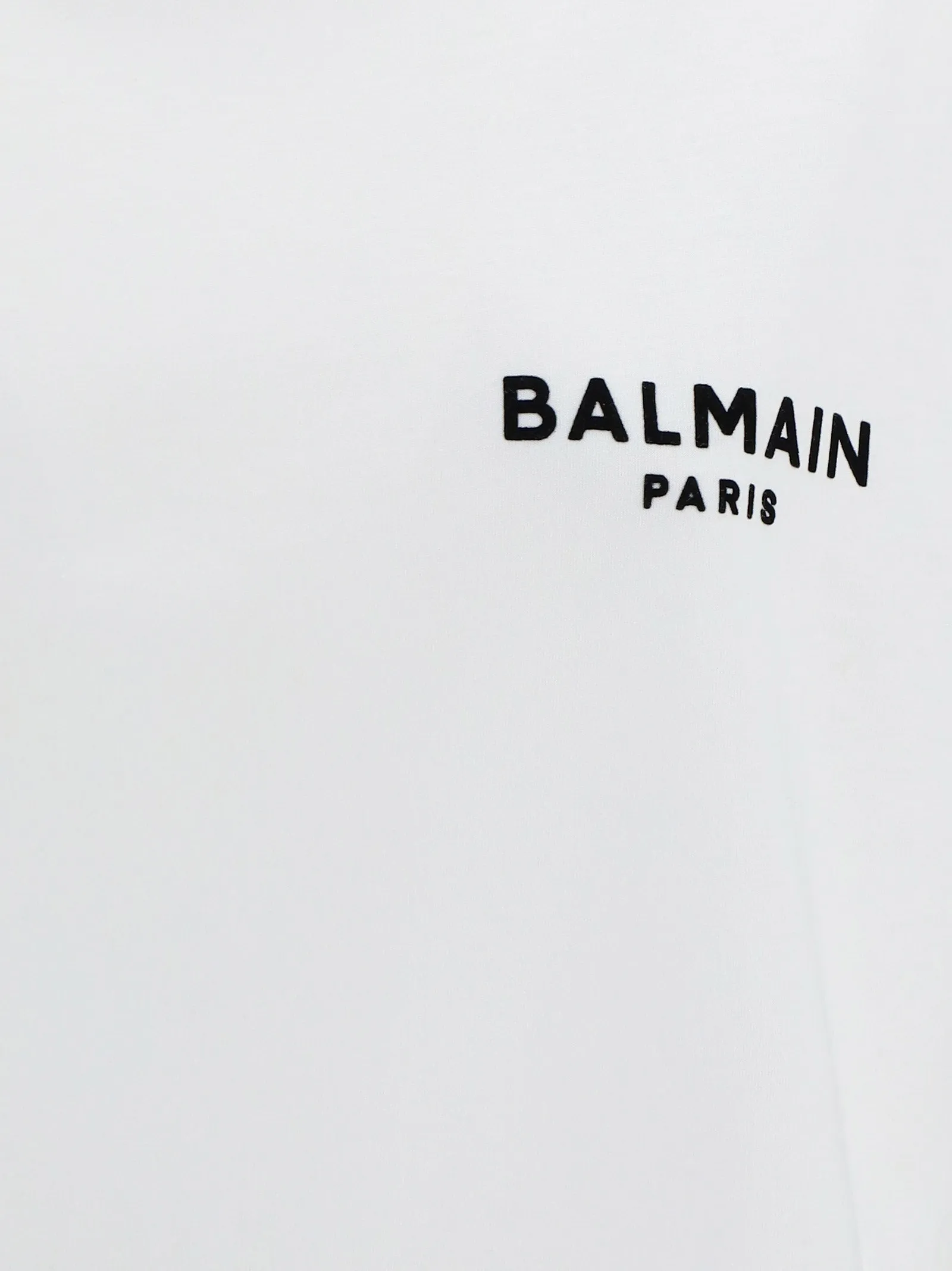 Balmain Logo Printed Cropped T-Shirt