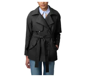 Bernardo Short Belted Packable Trench Coat