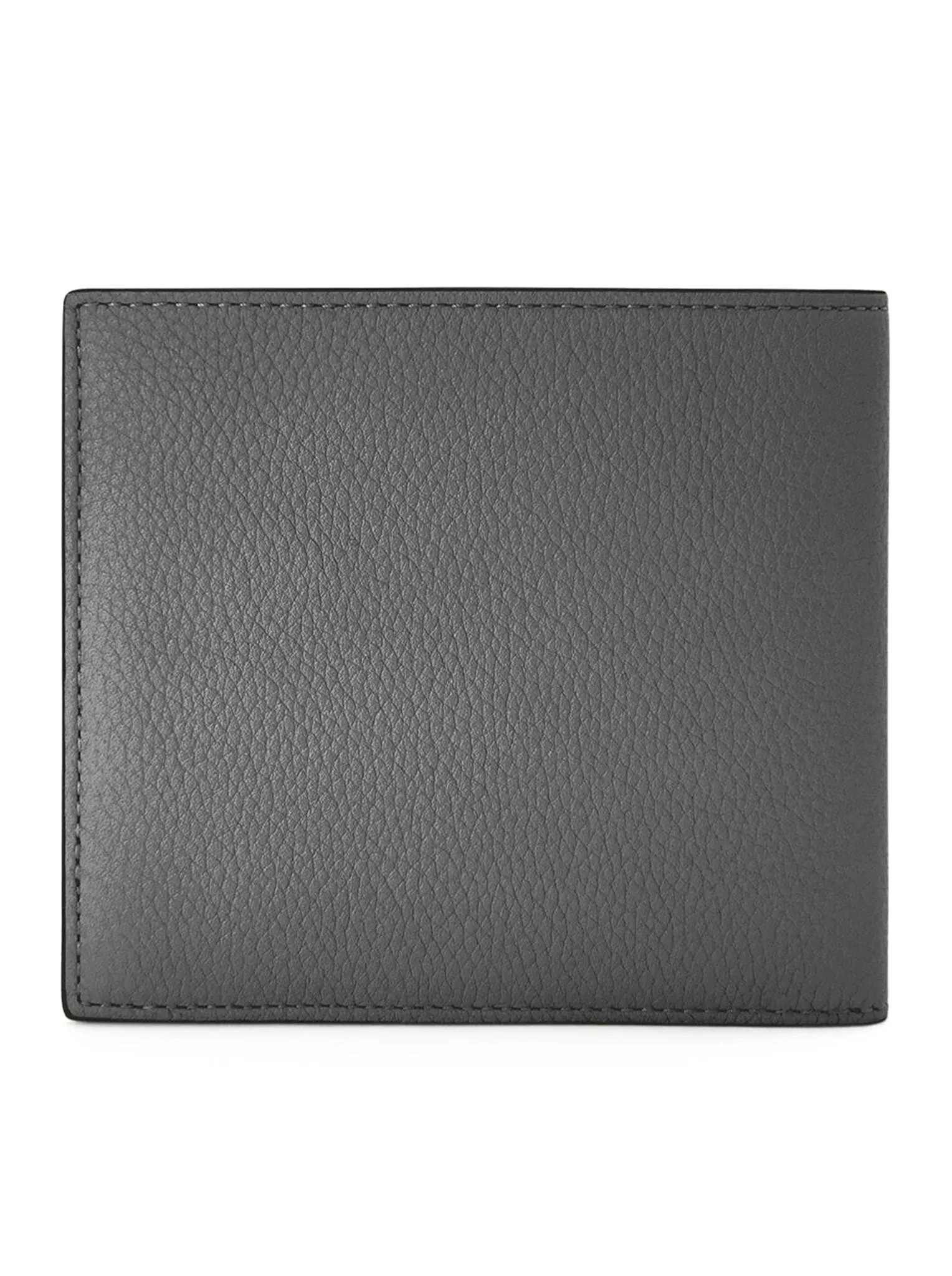 Bifold coin wallet in soft grained calfskin