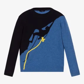 Blue Rock Climber Sweater