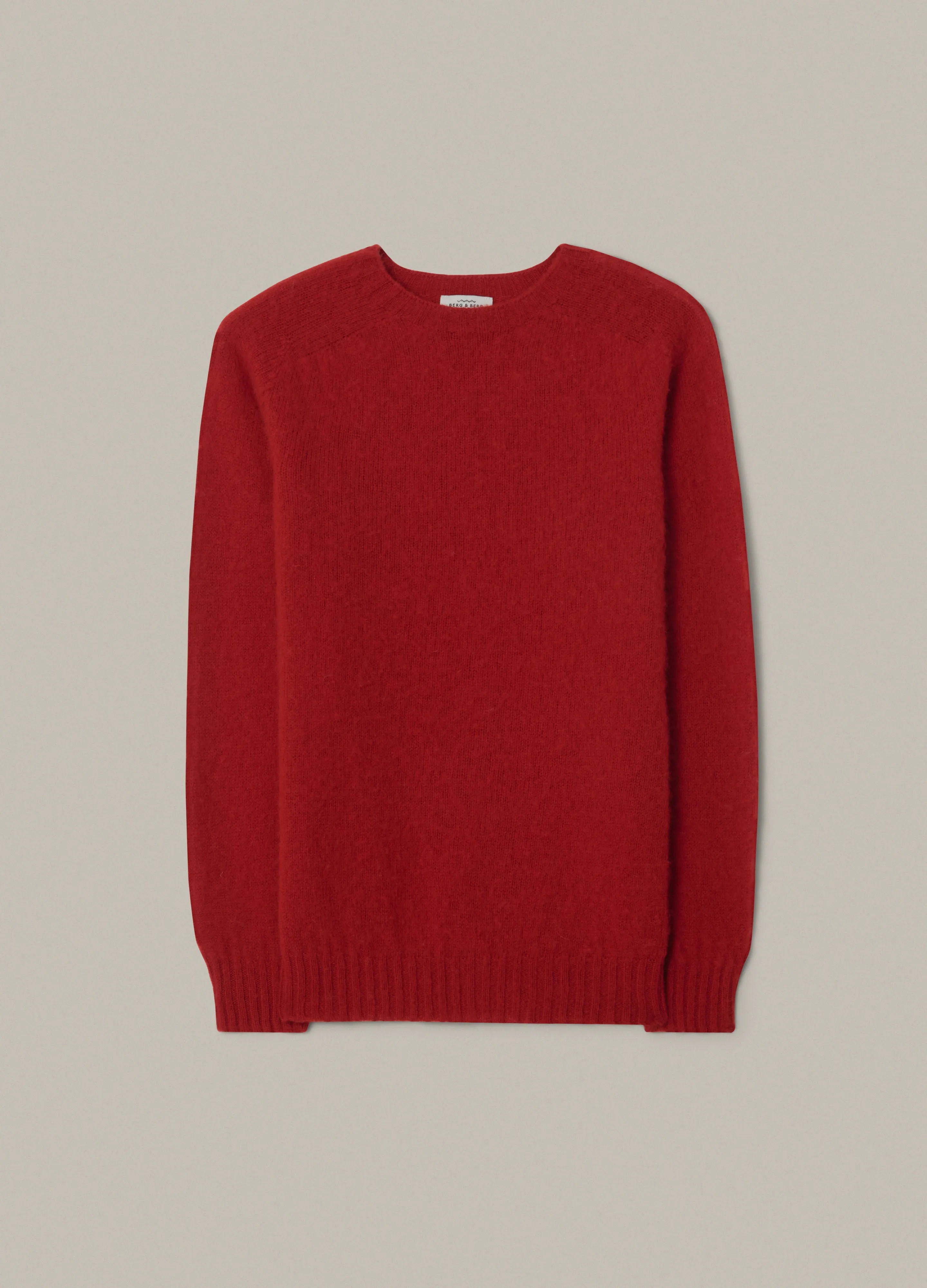 Bobbo Shaggy Crewneck - Red