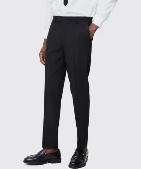 boohoo Mens Fixed Waist Slim Pintuck Tailored Pants