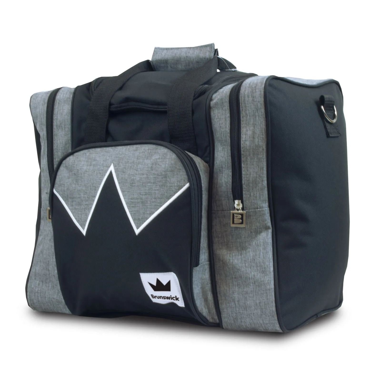 Brunswick Edge Single Tote Grey/Black