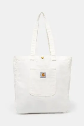 Carhartt WIP cotton handbag Bayfield Tote beige color I031403.D602