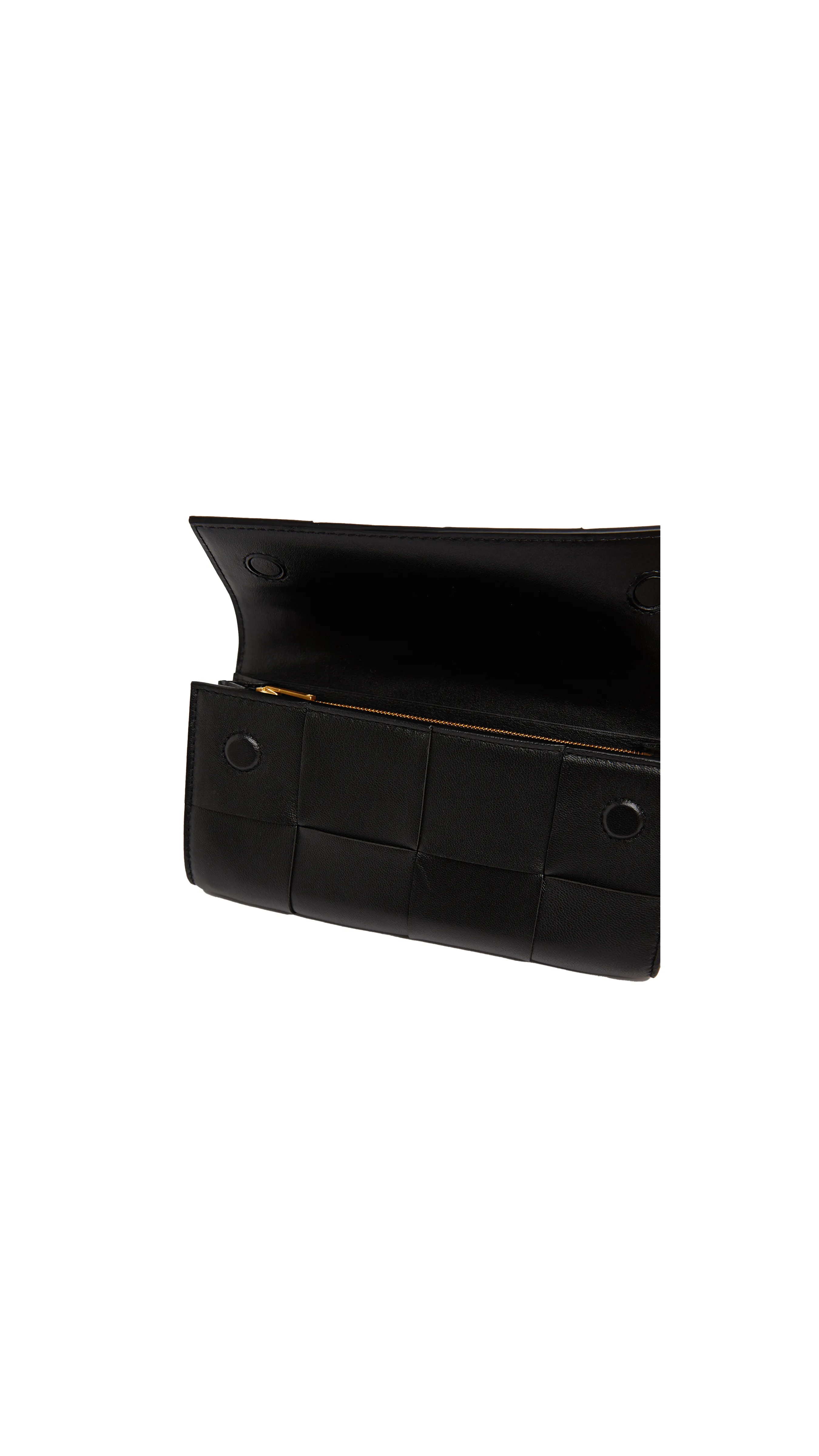 Cassette Large Flap Wallet - Black