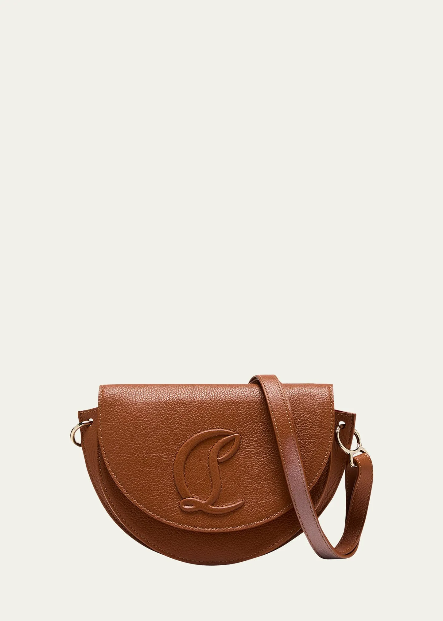 Christian Louboutin By My Side Crossbody in Leather with CL Logo