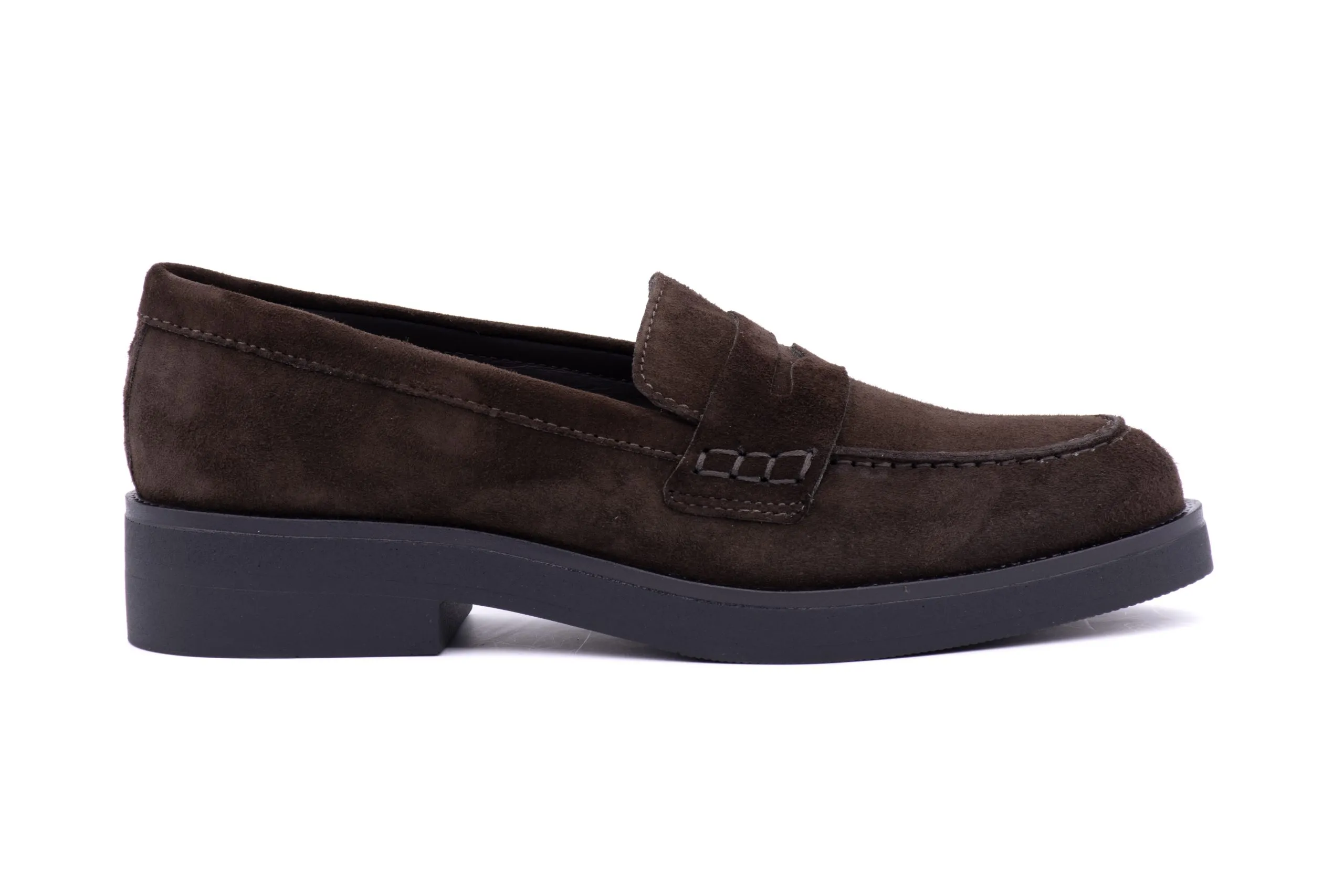 College Loafer in Suede Leather