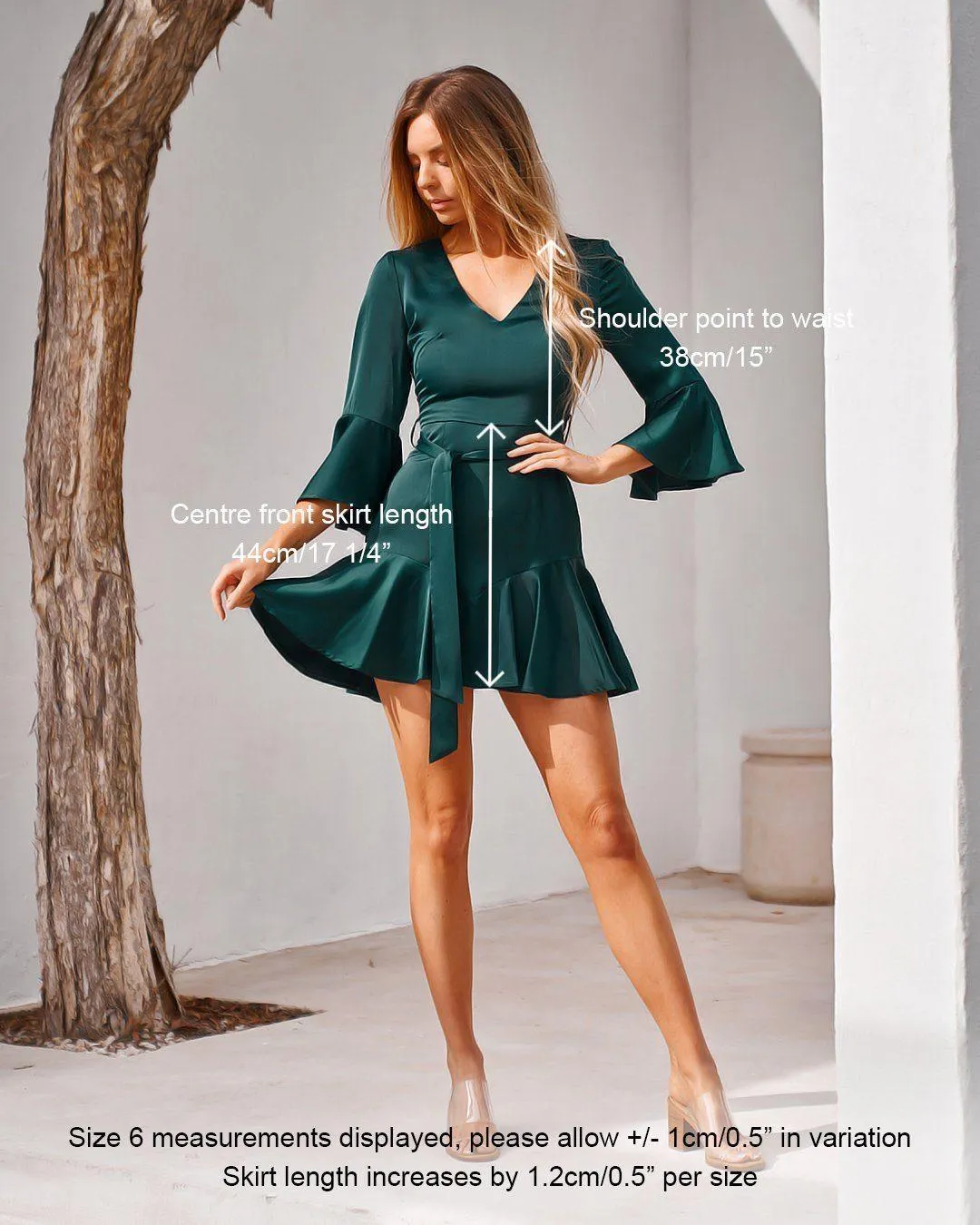 Constance Dress - Green