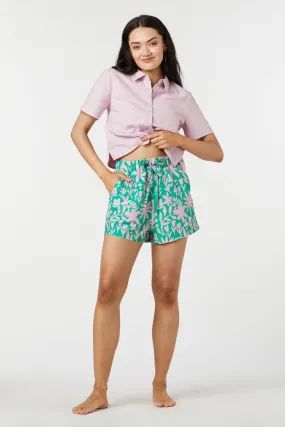 Della Floral Board Short