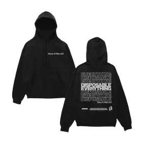 Disposable Everything Hoodie (Black)