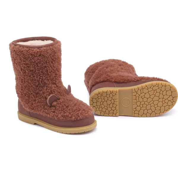 Donsje Amsterdam Irfi Lining & Bear Boots, Brown