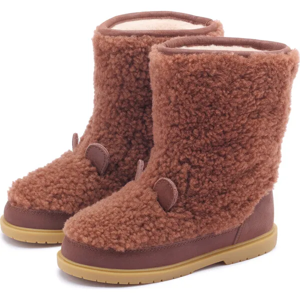 Donsje Amsterdam Irfi Lining & Bear Boots, Brown