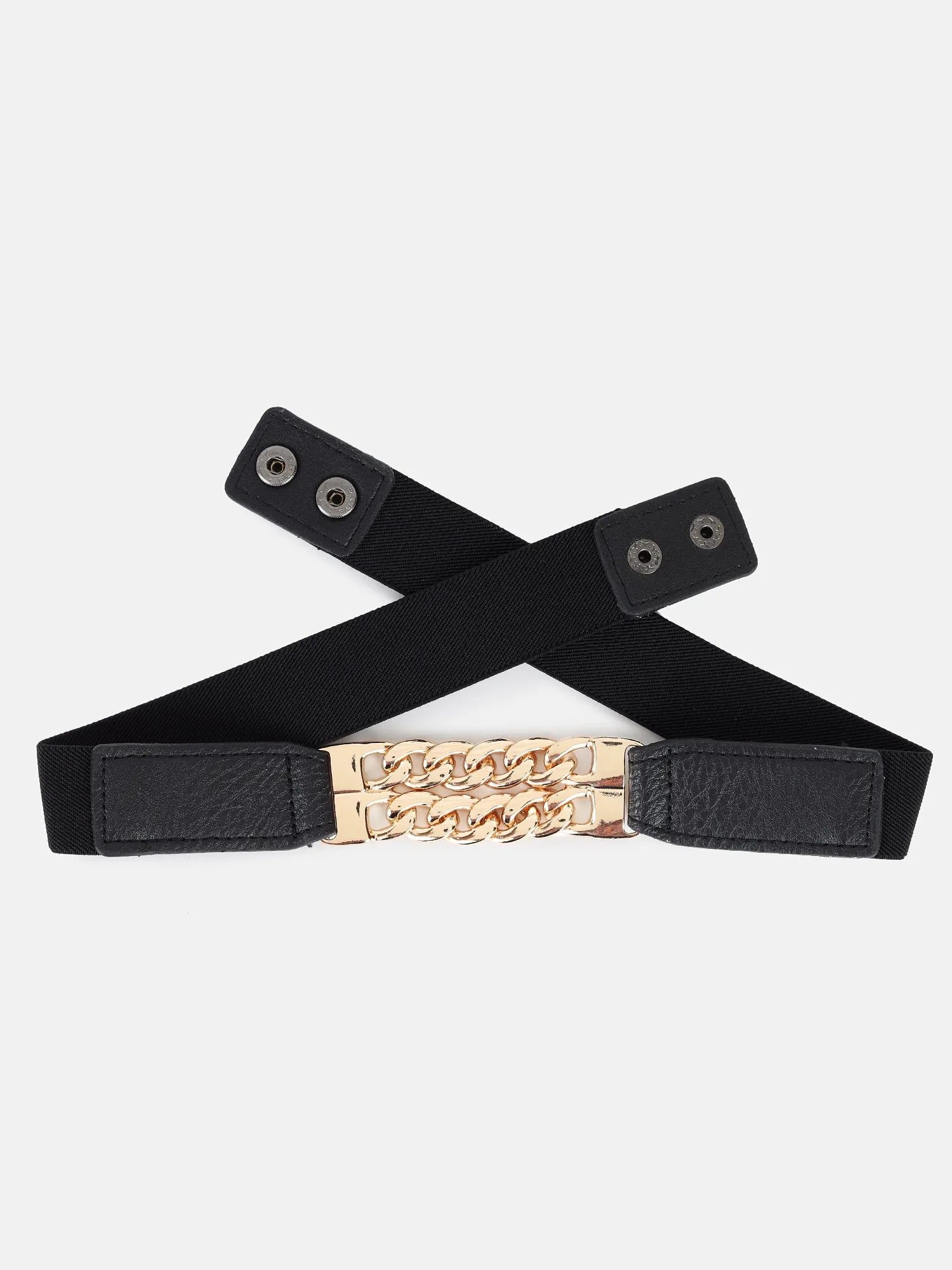 Double Chain Buckle Belt