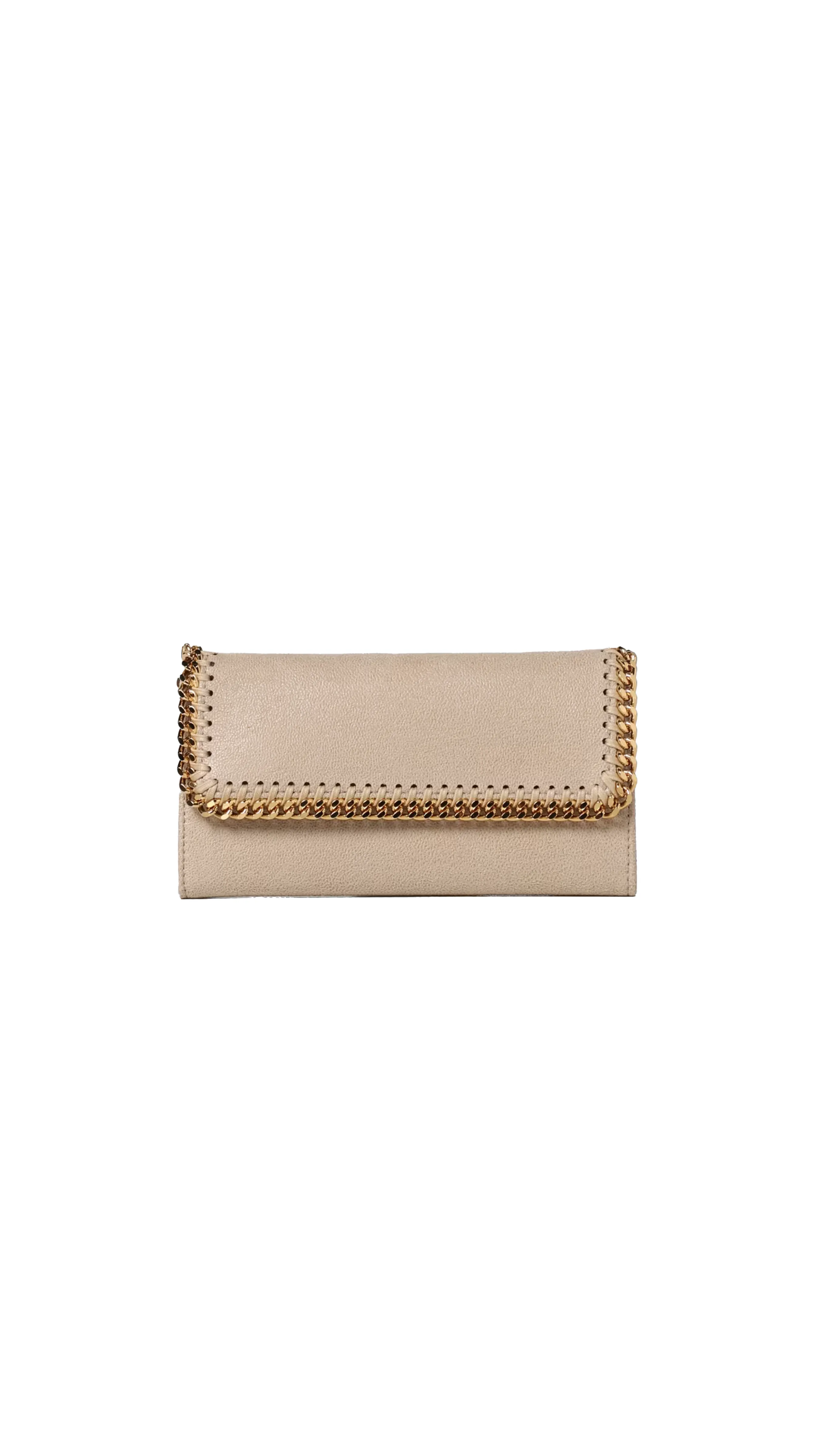 Falabella Flap Continental Wallet - Beige