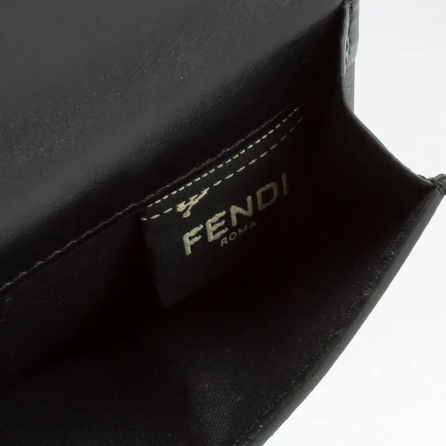 FENDI Card Holder/Wallet Black