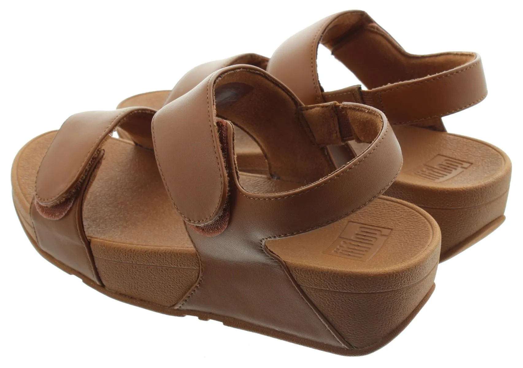 FITFLOP Ladies Lulu Adjustable Back Strap Sandals In Tan