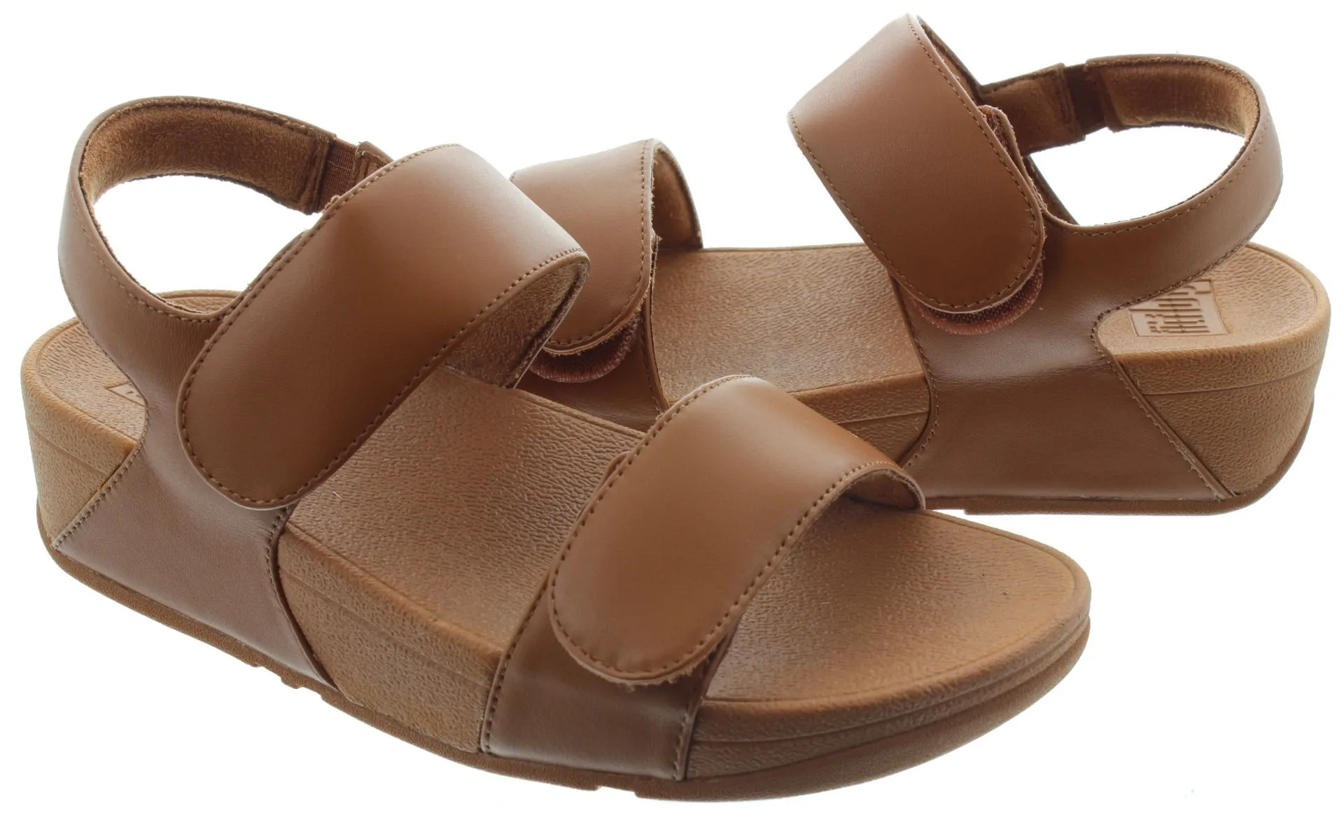 FITFLOP Ladies Lulu Adjustable Back Strap Sandals In Tan