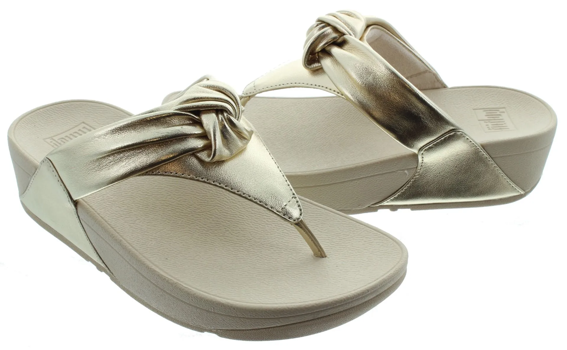 FITFLOP Ladies Lulu Knot Sandals In Gold