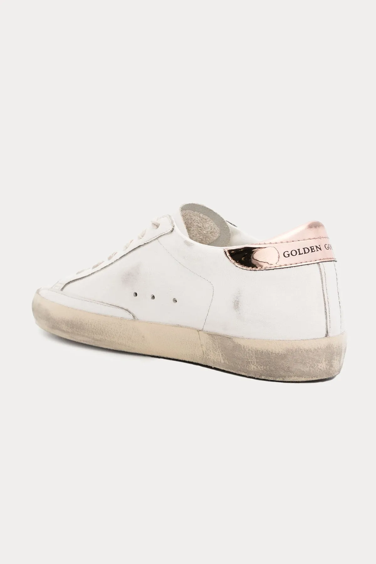 Golden Goose Super-Star Payetli Deri Sneaker Ayakkab