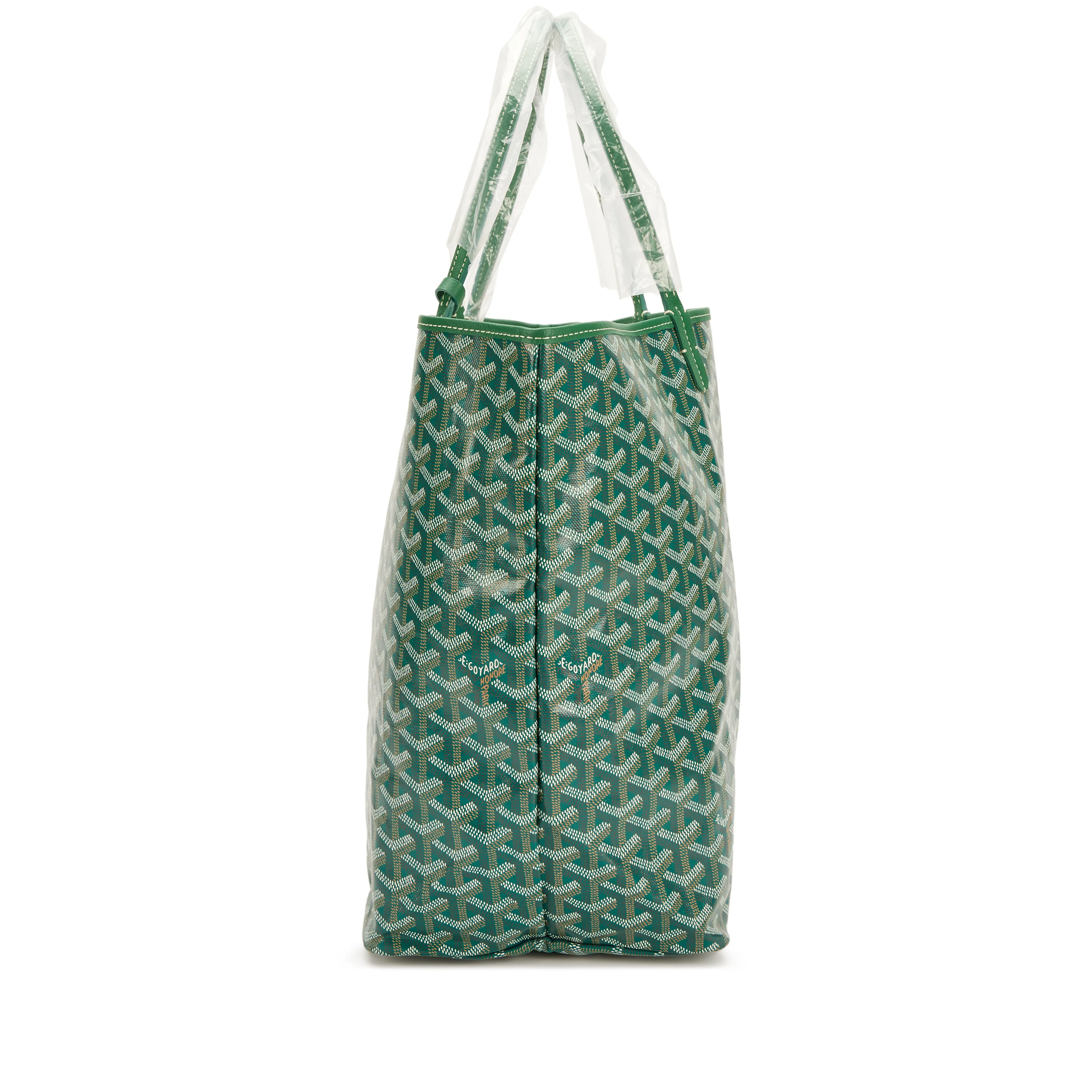 Goyard Green Goyardine Canvas and Chevroches Calfskin Saint Louis GM Tote, 2024