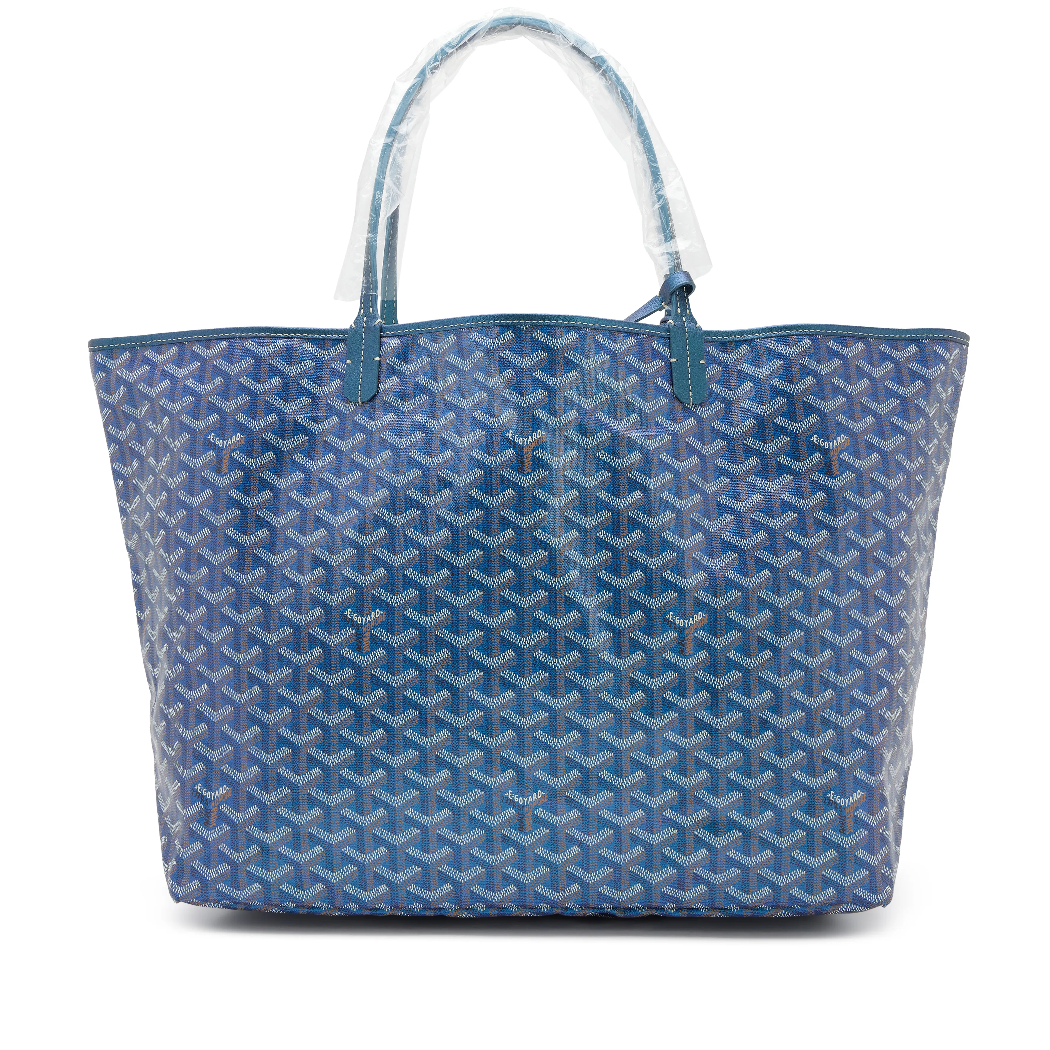 Goyard Pearly Blue Goyardine Canvas and Chevroches Calfskin Saint Louis GM Tote, 2024