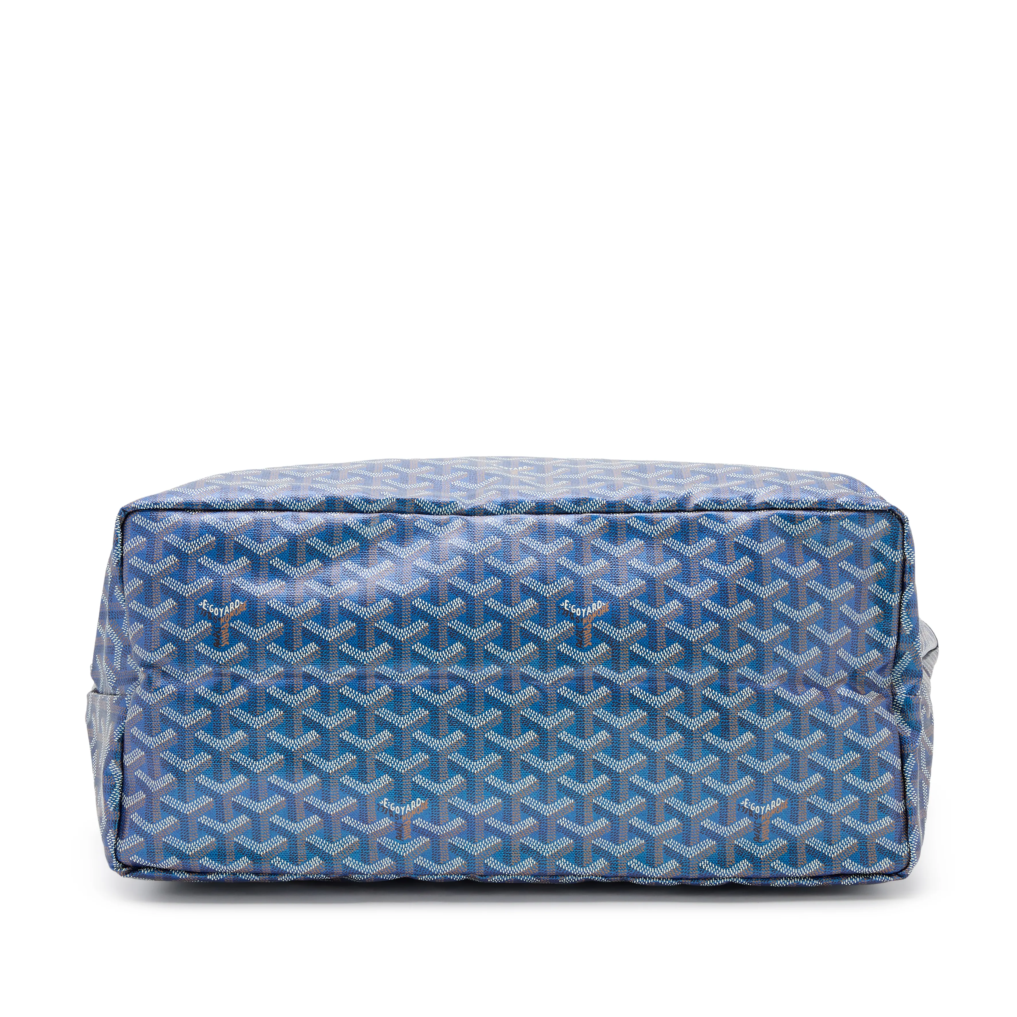 Goyard Pearly Blue Goyardine Canvas and Chevroches Calfskin Saint Louis GM Tote, 2024