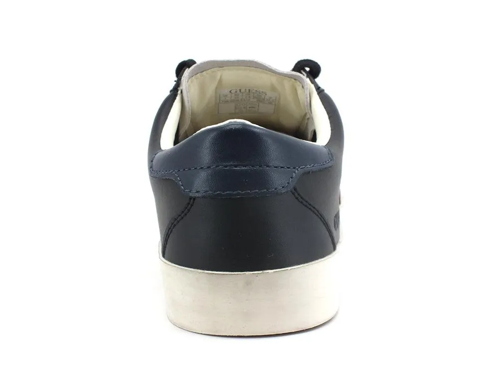 GUESS Sneaker Pelle Logo Suede Black Blue FMLOD8LEA12