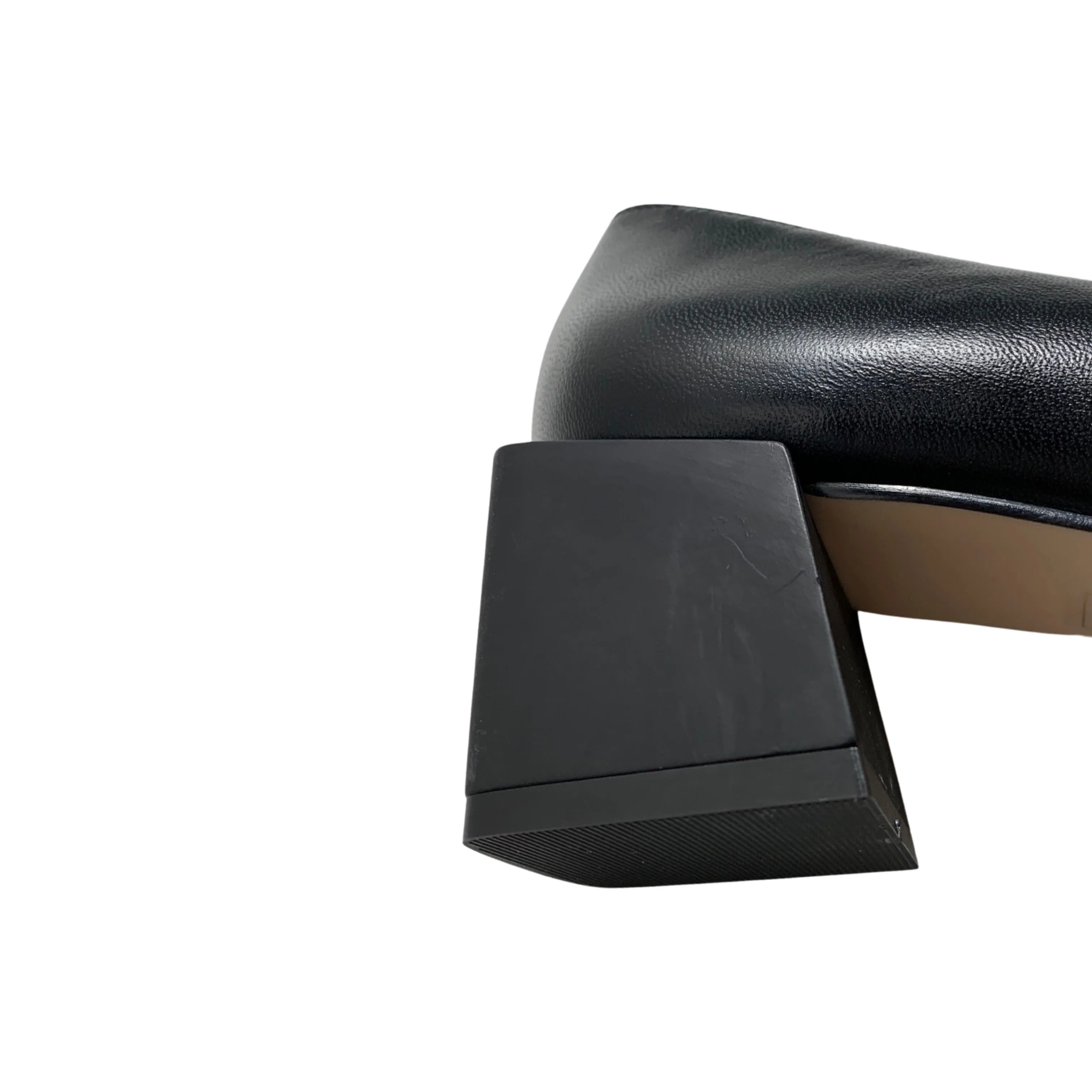 Gwen Multi Black Leather Pump