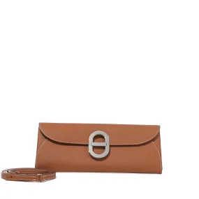 Hermès Gold Epsom Chaine d'Ancre To Go Wallet Palladium Hardware, 2023