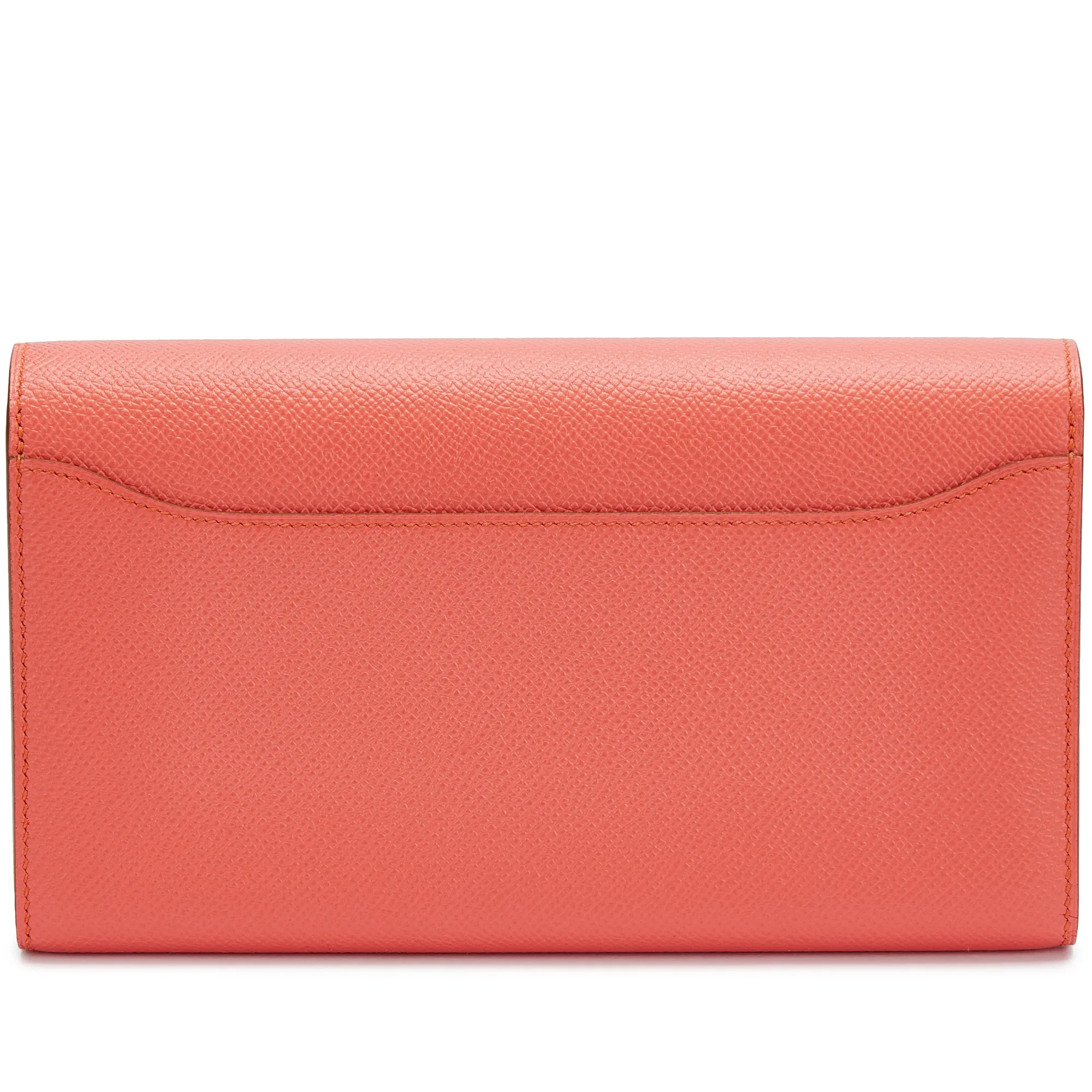 Hermès Rose Jaipur Epsom Constance Long Wallet Palladium Hardware, 2014