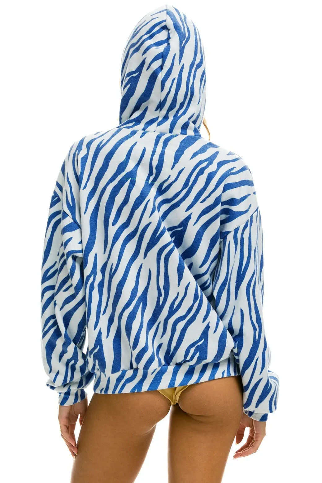 Hoodie Tiger Relaxed Hdprxztiger Blue-Tiger