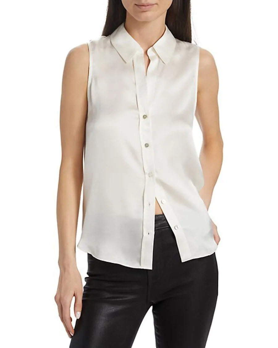 Ivory Emmy Sleeveless Blouse