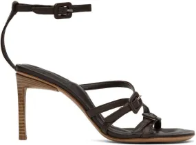 Jacquemus Brown 'Les Sandales Camarague' Heeled Sandals