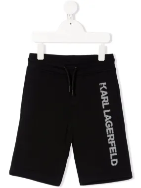 Karl Lagerfeld Shorts Logo Black