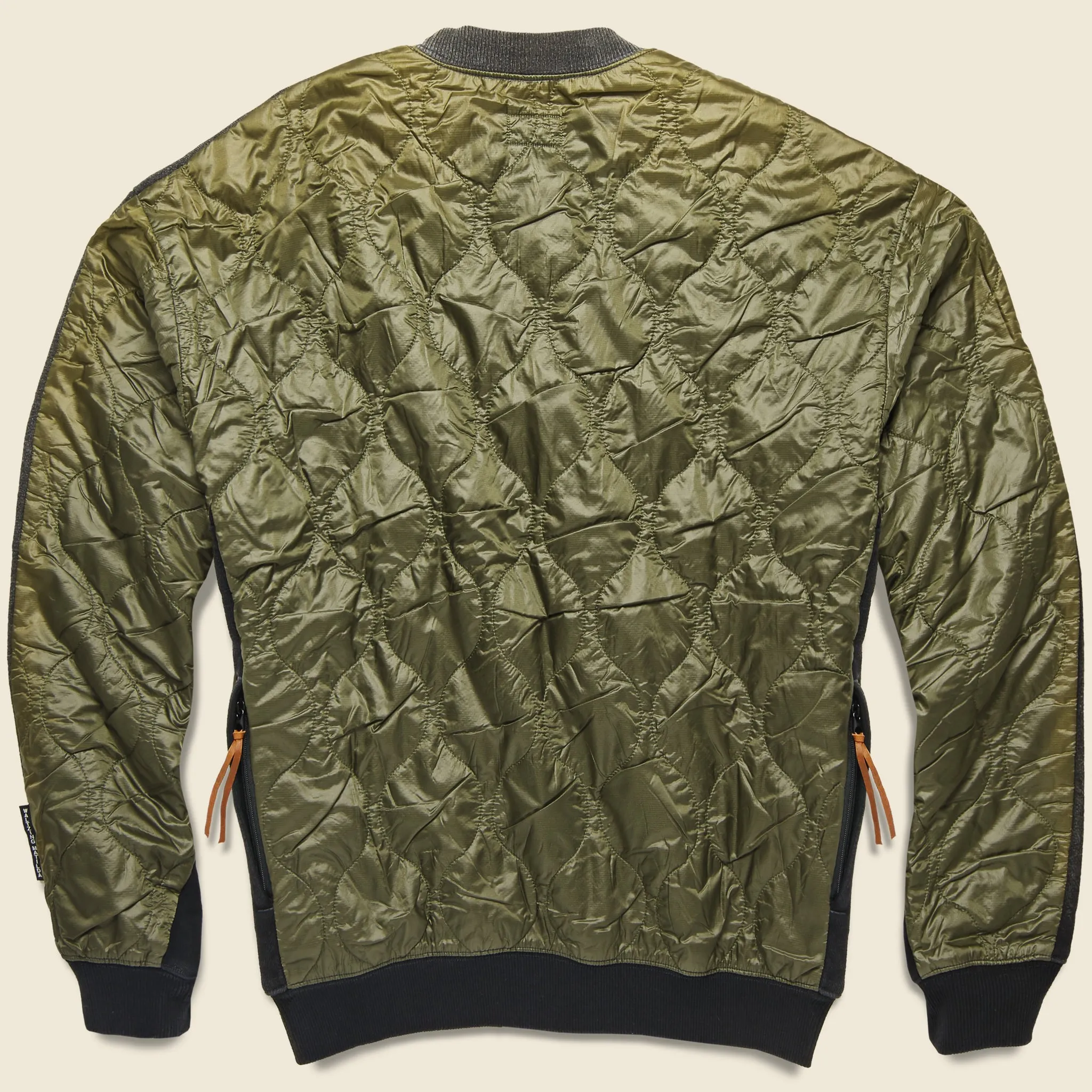 Kountry Bone Bivouac Fleecy Knit Sweatshirt - Black/Olive