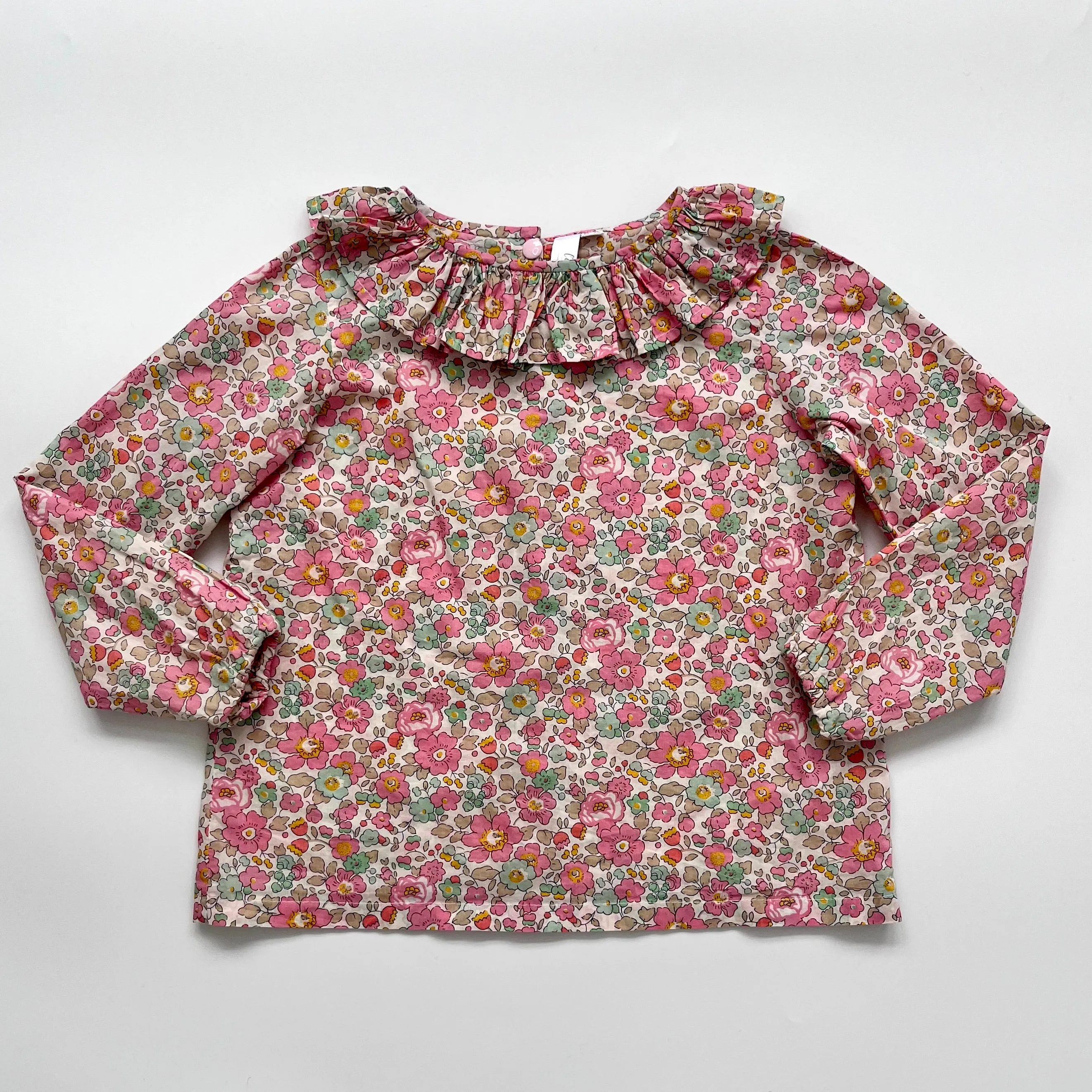 L'Armoire Rose Pink Betsy Liberty Print Blouse: 6 Years