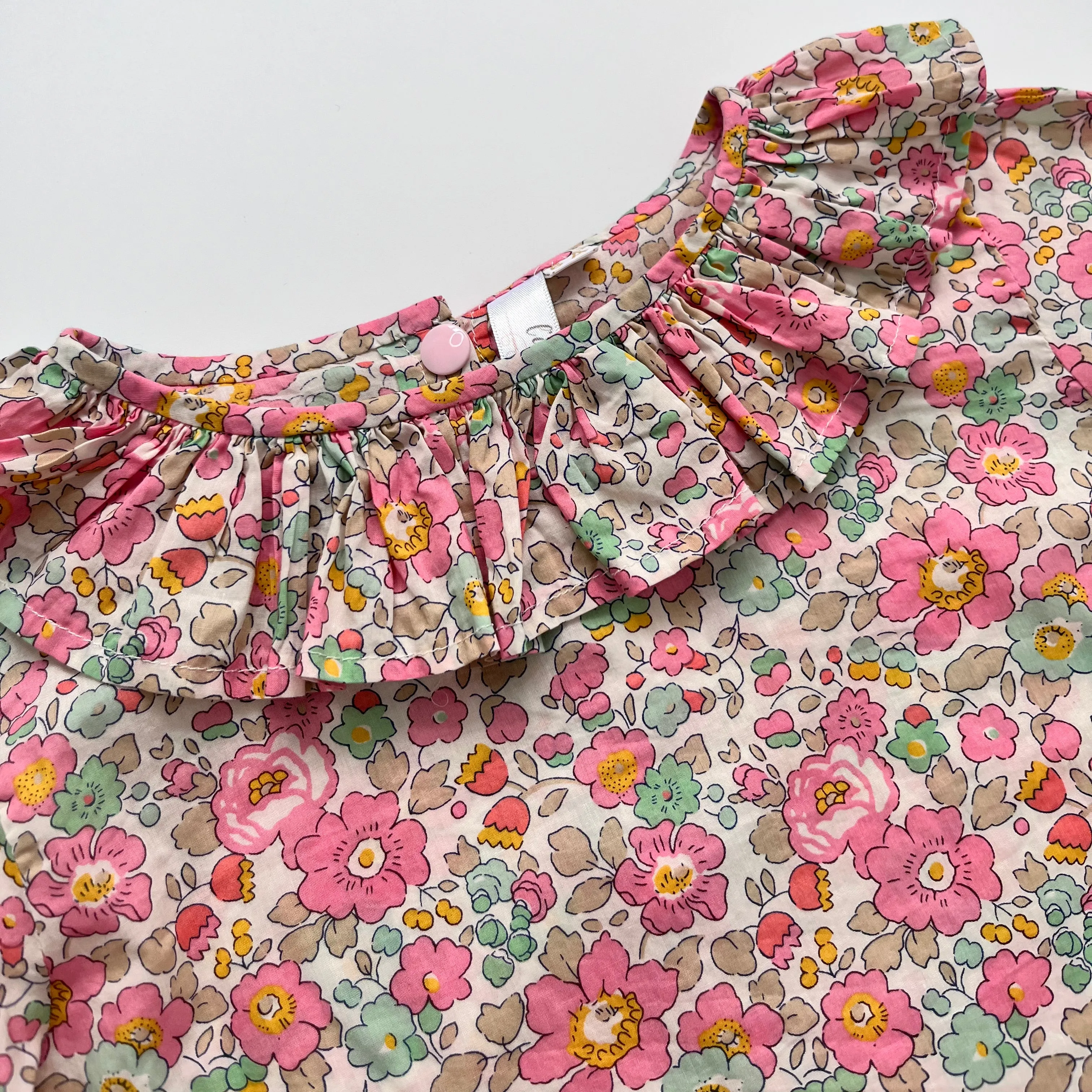 L'Armoire Rose Pink Betsy Liberty Print Blouse: 6 Years