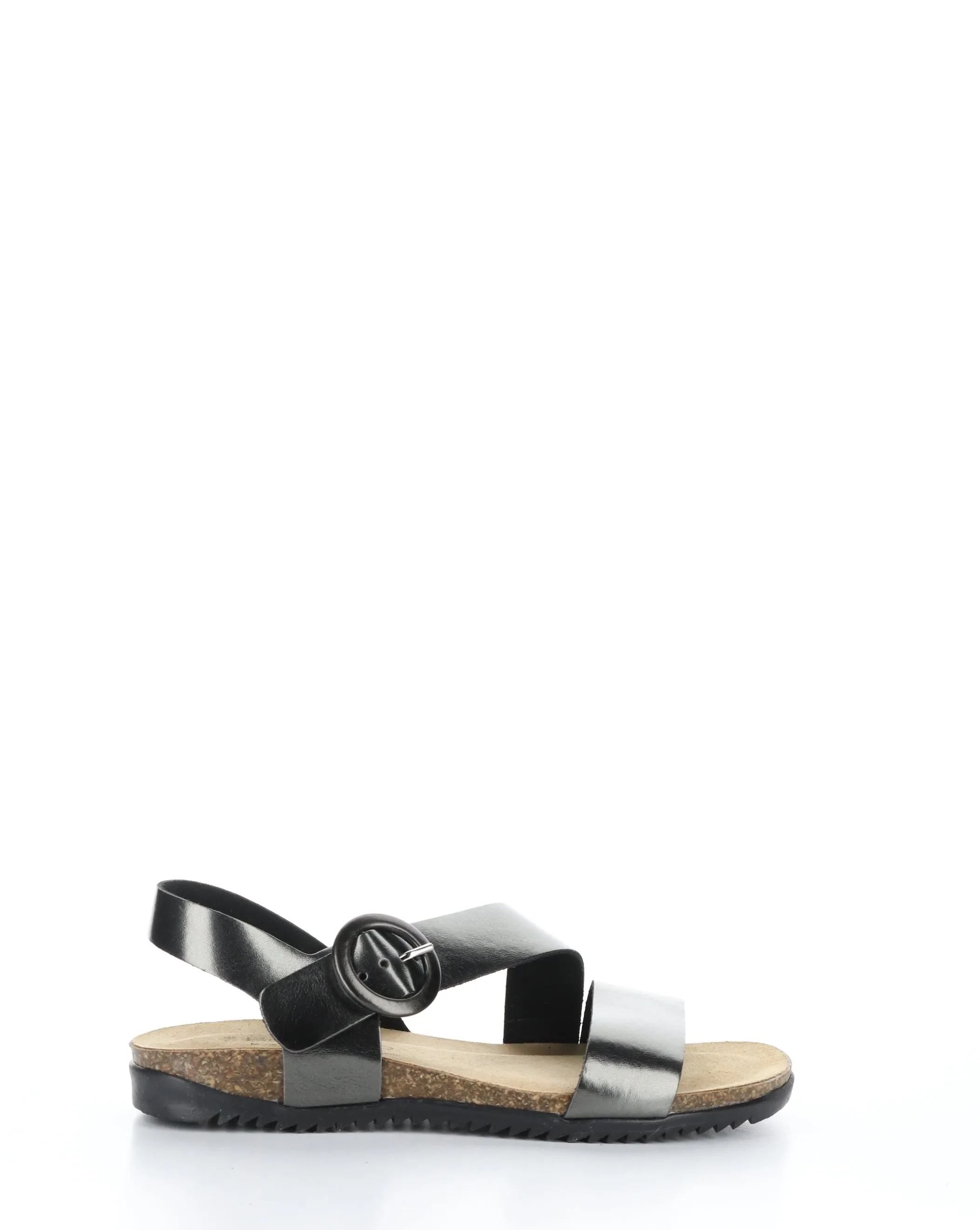 LAVIS PEWTER Round toe Sandals