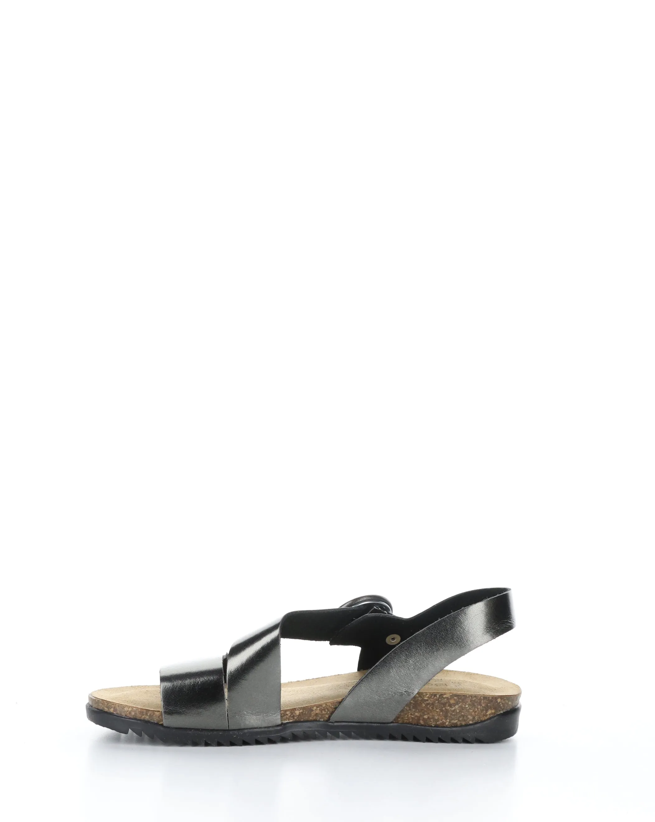 LAVIS PEWTER Round toe Sandals