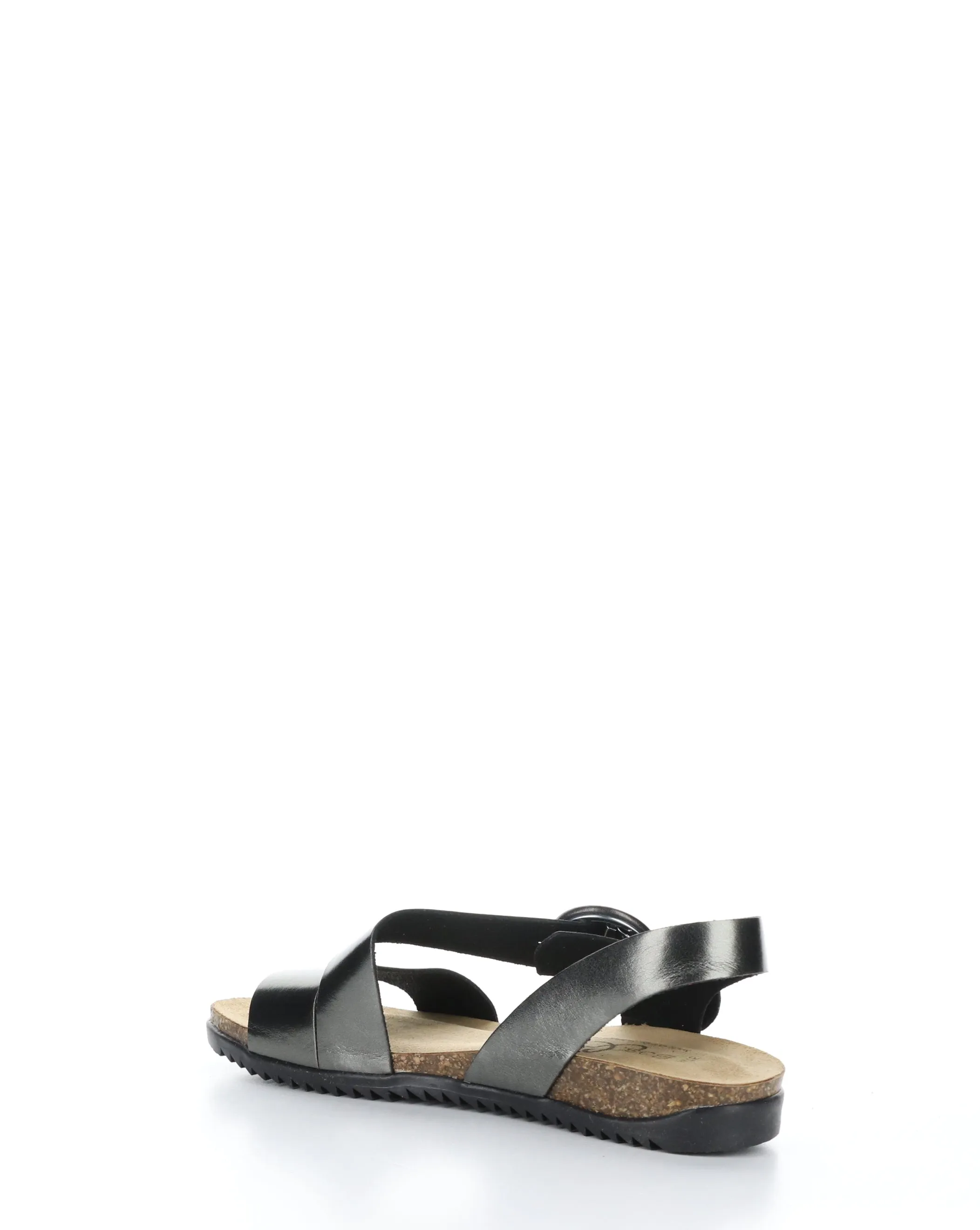 LAVIS PEWTER Round toe Sandals