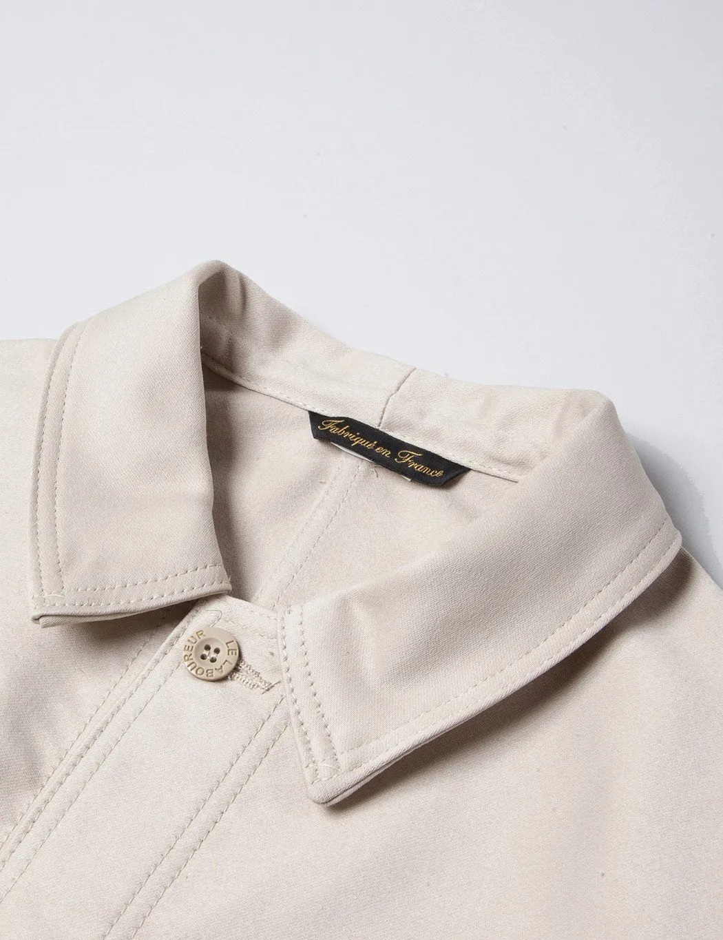 Le Laboureur Moleskin Work Jacket - Ecru