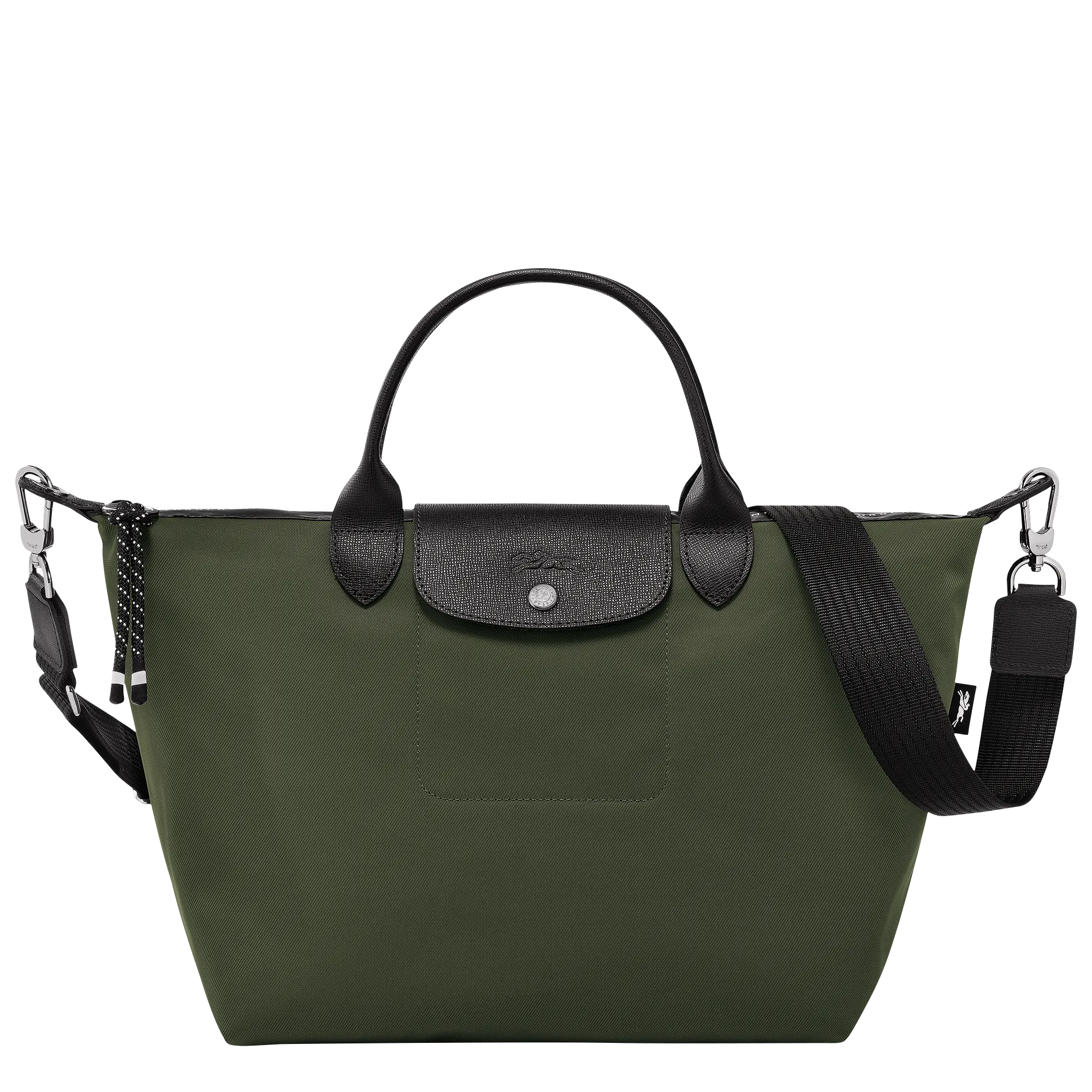 Le Pliage Energy L Handbag Khaki - Recycled canvas